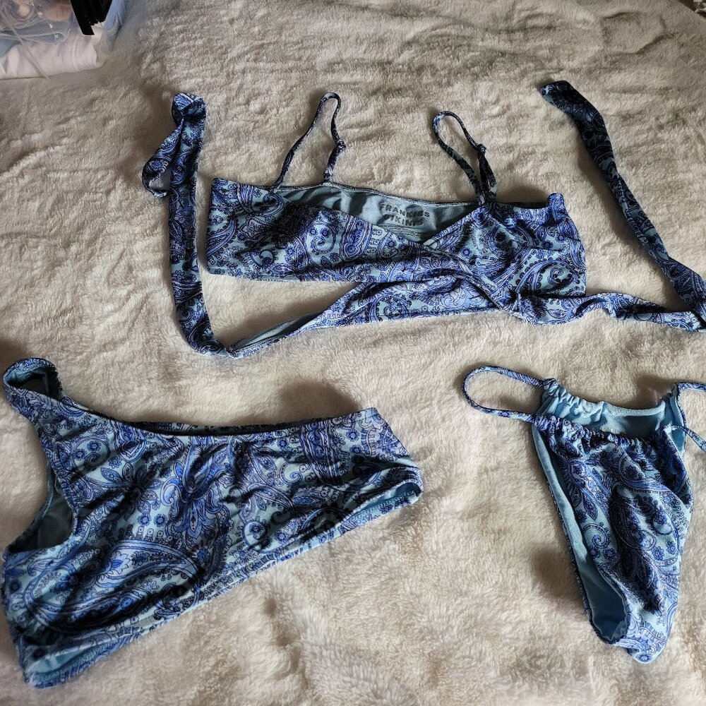 FRANKIE'S BIKINIS 3-Piece Swimsuit Set - Size M